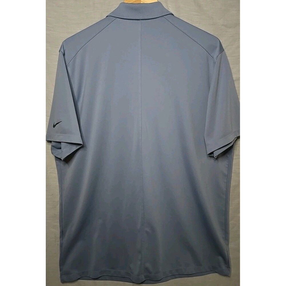Nike Golf Dri-Fit Polo Shirt, Sz XL, Light Blue, Logo Recycled Polyester - Picture 5 of 9
